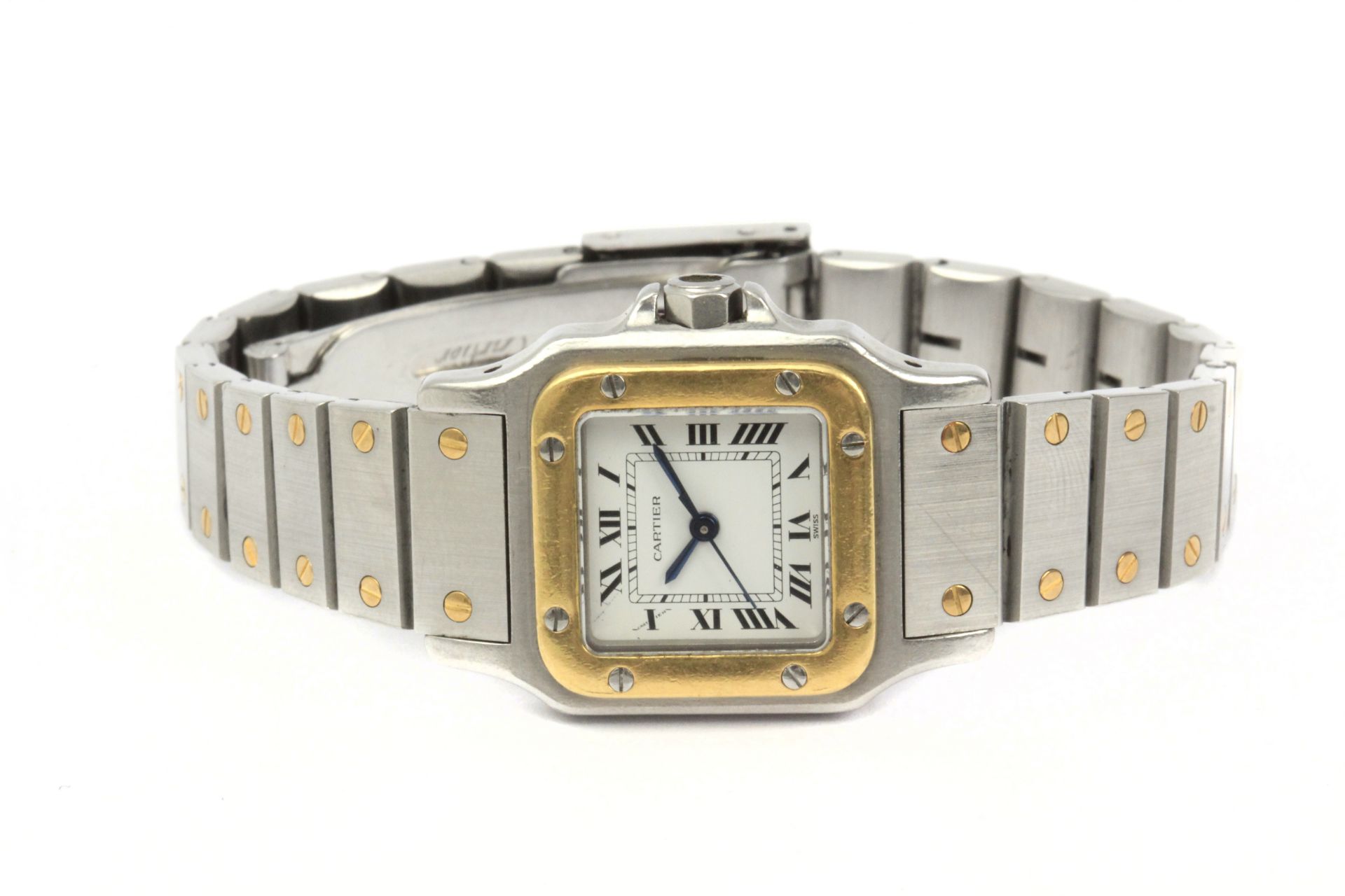 Cartier. Santos. Steel and yellow gold gentlemen watch circa 1960-1969 - Bild 2 aus 3