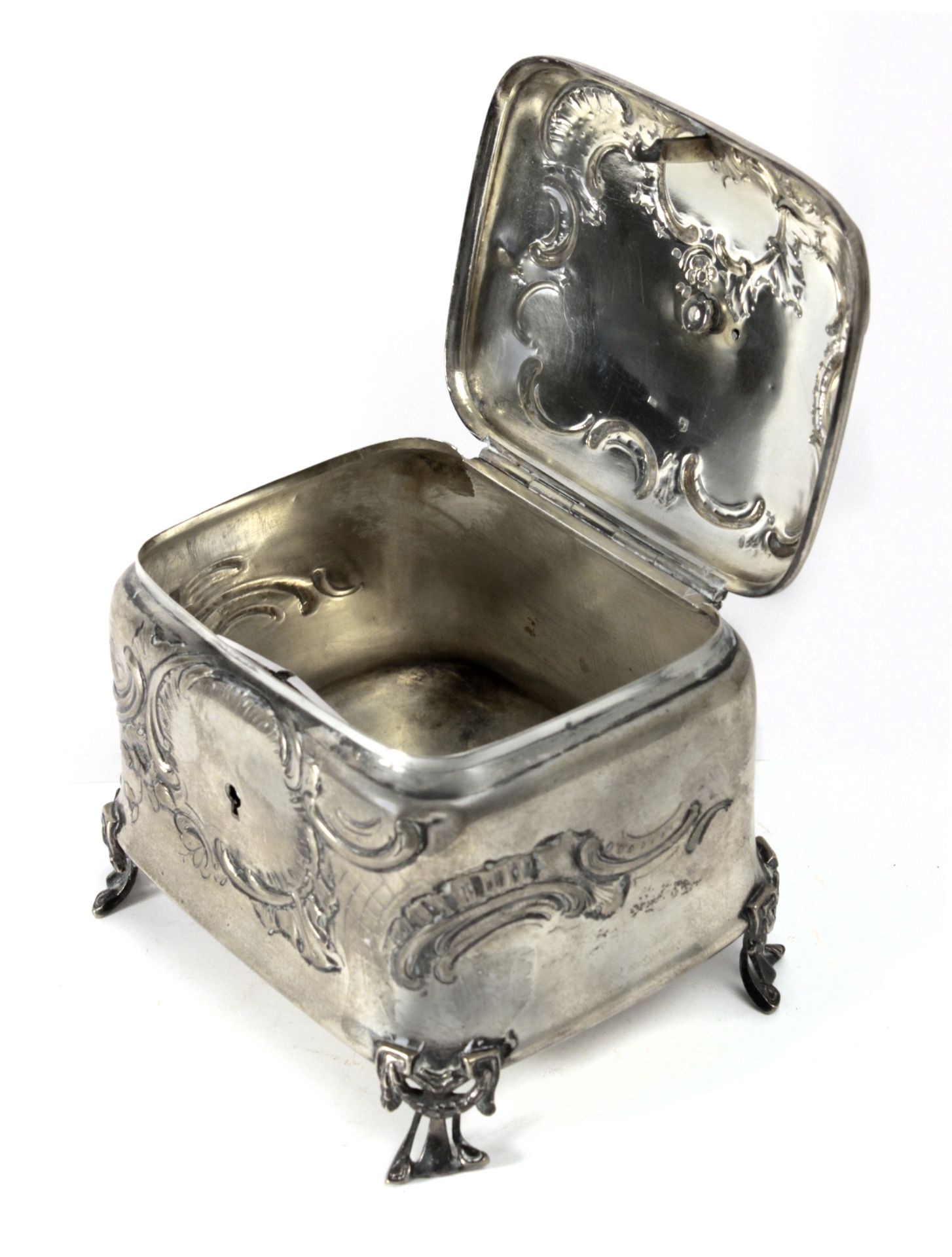 A 19th century Italian silver jewellery box - Image 5 of 7