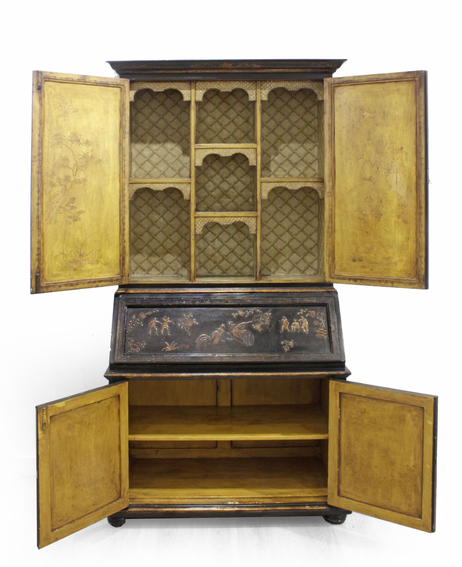 Pierre Lotier. Bureau bookcase cabinet - Image 2 of 4