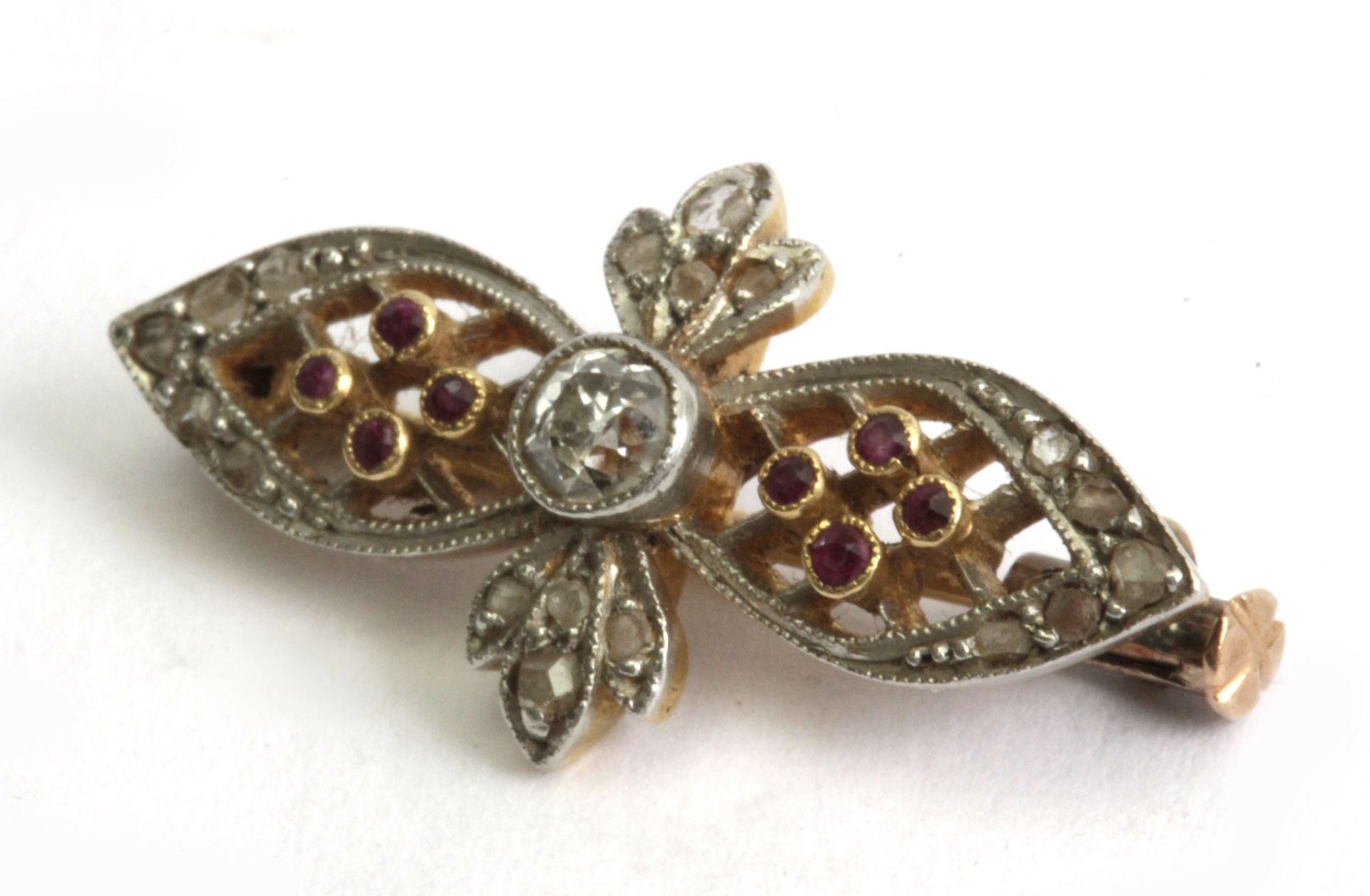 A diamond tie pin circa 1900