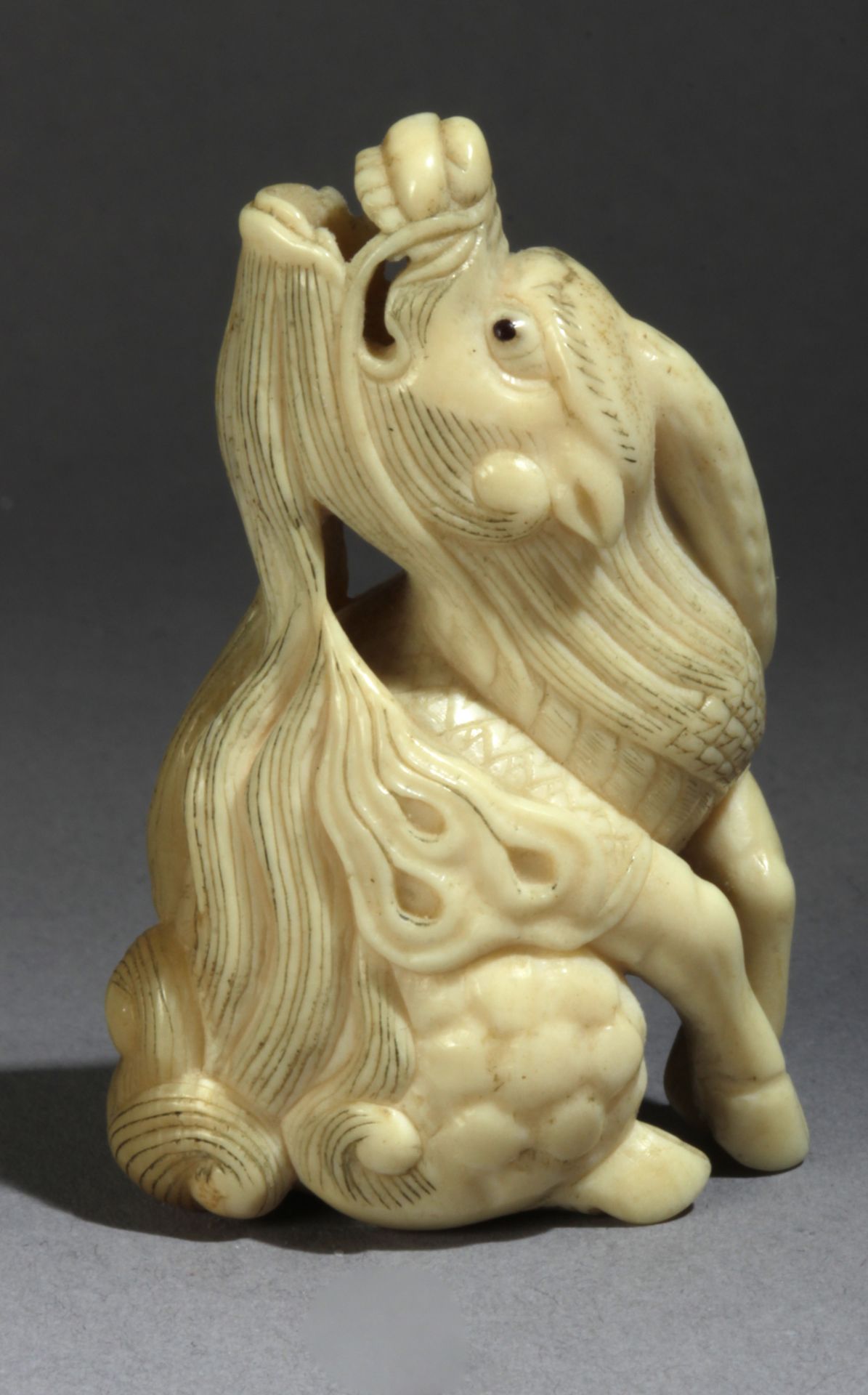 A Japanese netsuke circa 1800 from Edo period