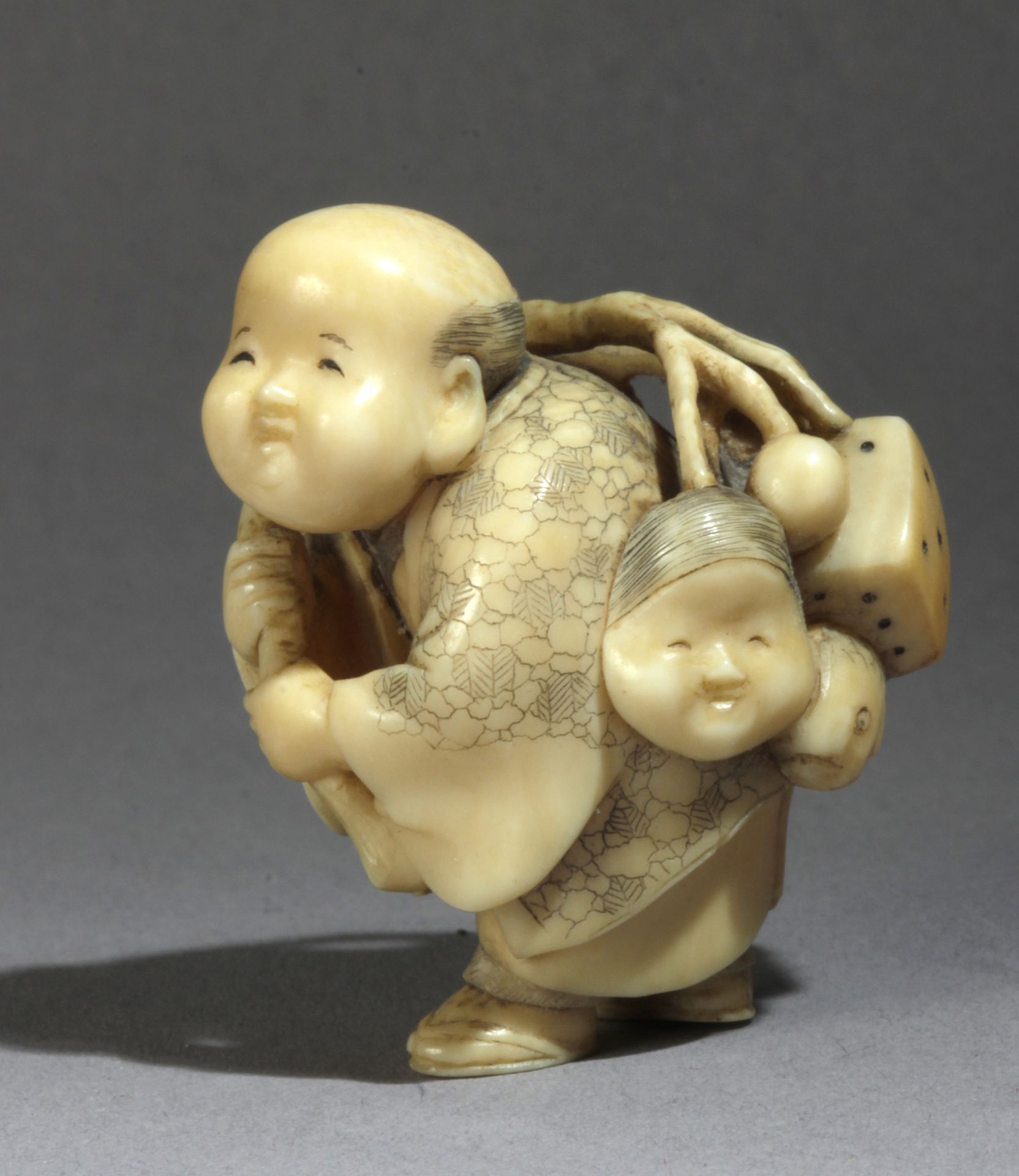 A Japanese netsuke circa 1850-1875 from Meiji period