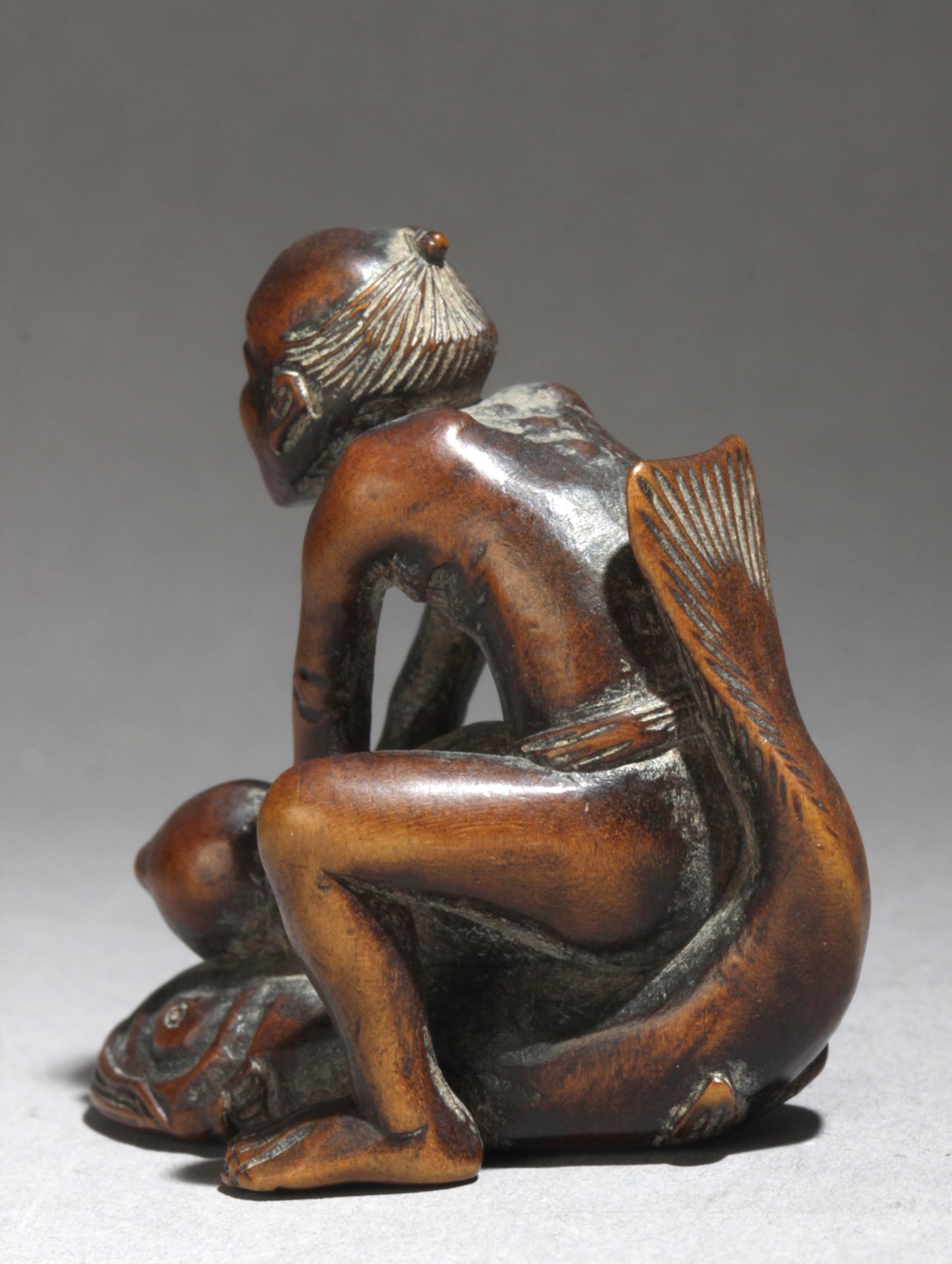 A mid 19th century Japanese netsuke from Edo period - Bild 3 aus 5