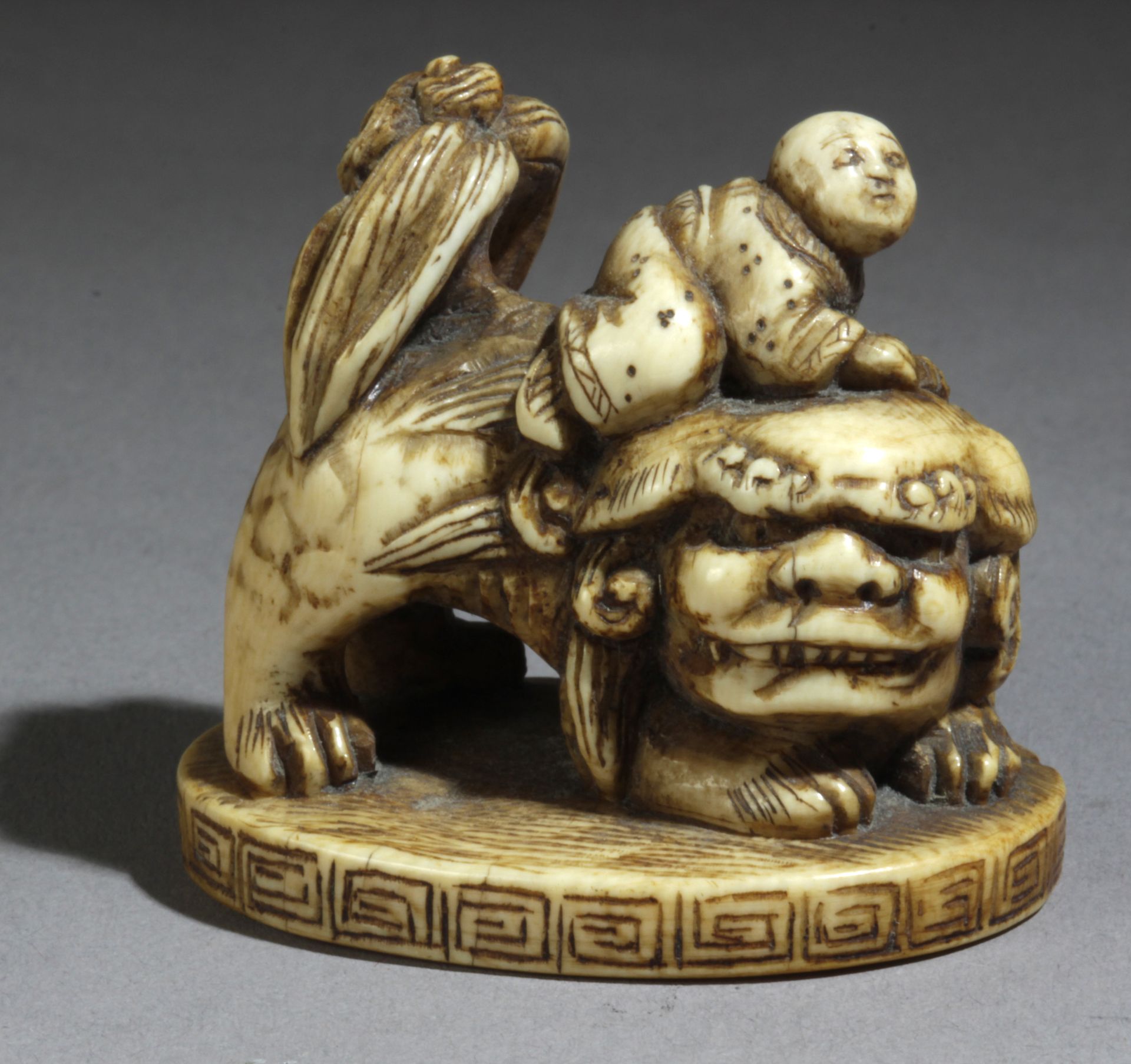 A mid 18th century Japanese netsuke from Edo period