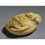 An early 19th century Japanese netsuke from Edo period