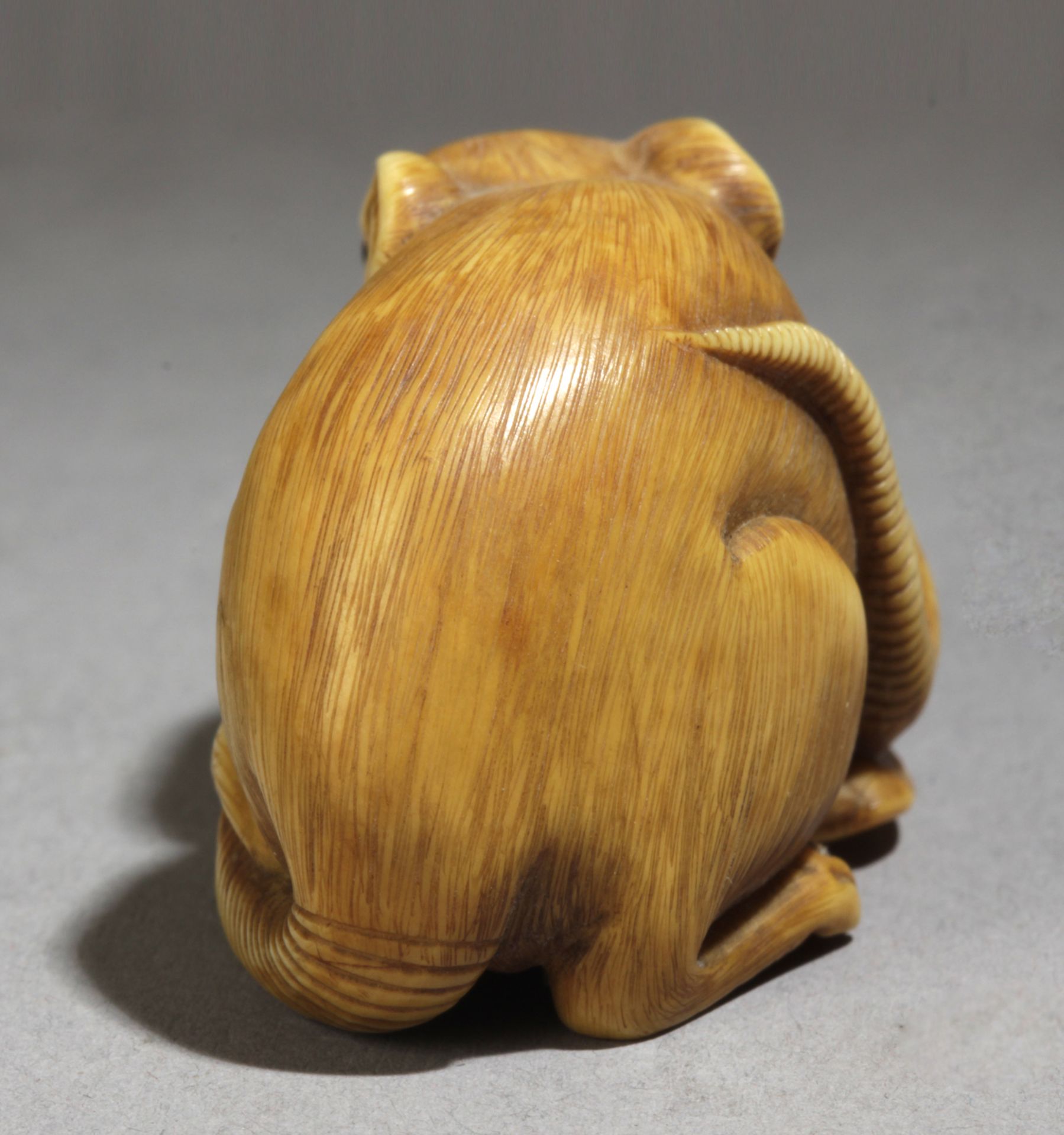 A 19th century Japanese netsuke from Meiji period. Signed Kosai - Image 5 of 6