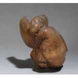 A 19th century Japanese netsuke from Meiji period. Signed Noriaki