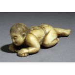 A mid 19th century Japanese netsuke. Signed Masatsugu