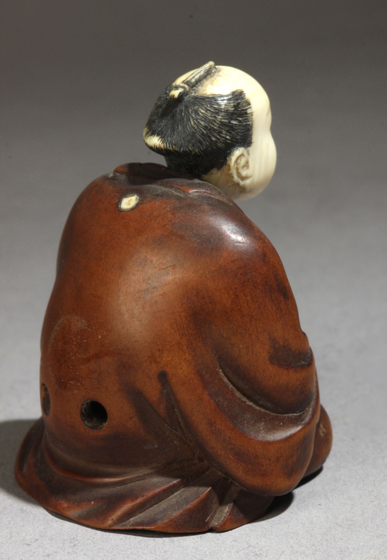 A 19th century Japanese netsuke from Meiji period - Bild 6 aus 7