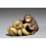 A late 19th century Japanese netsuke from Meiji period