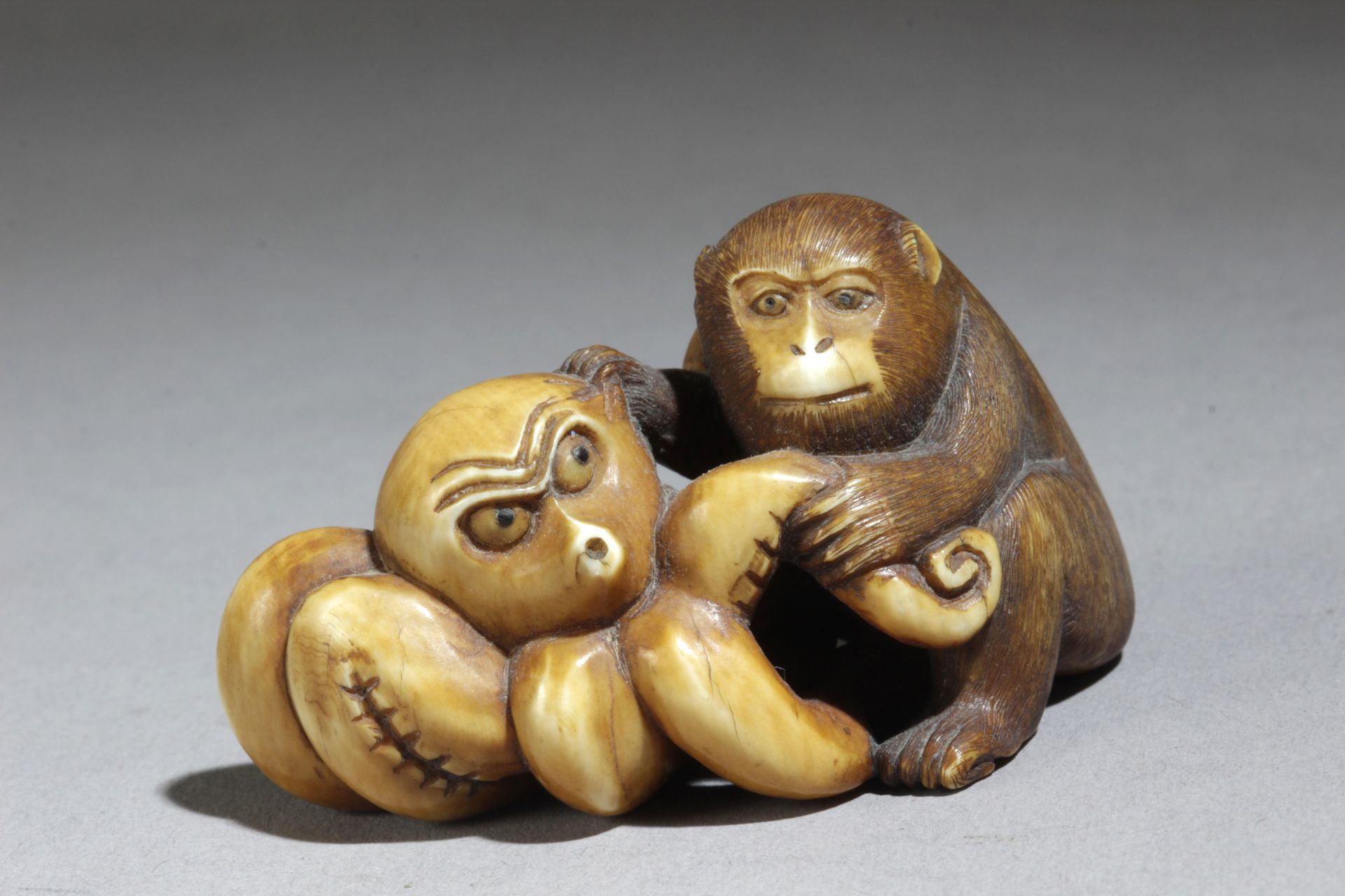 A late 19th century Japanese netsuke from Meiji period