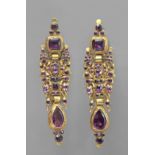 A late 18th centurry-early 19th century Catalan detachable earrings