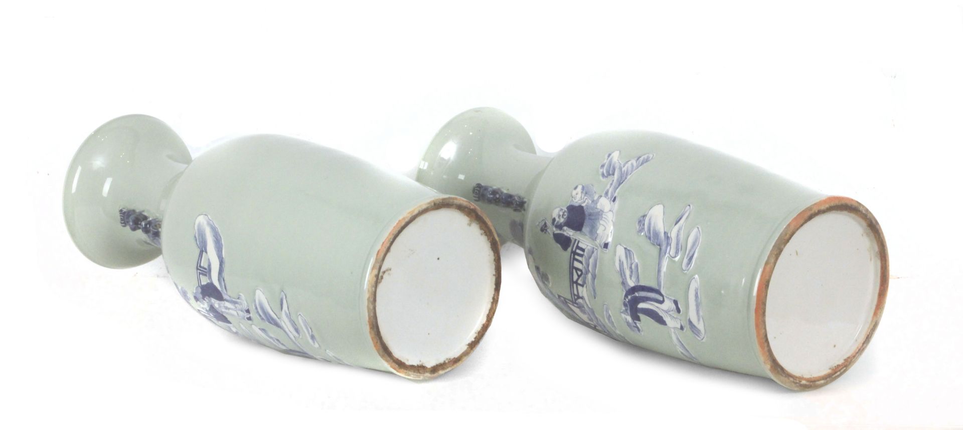 A pair of early 20th century Chinese vases from Qing dynasty - Image 9 of 9