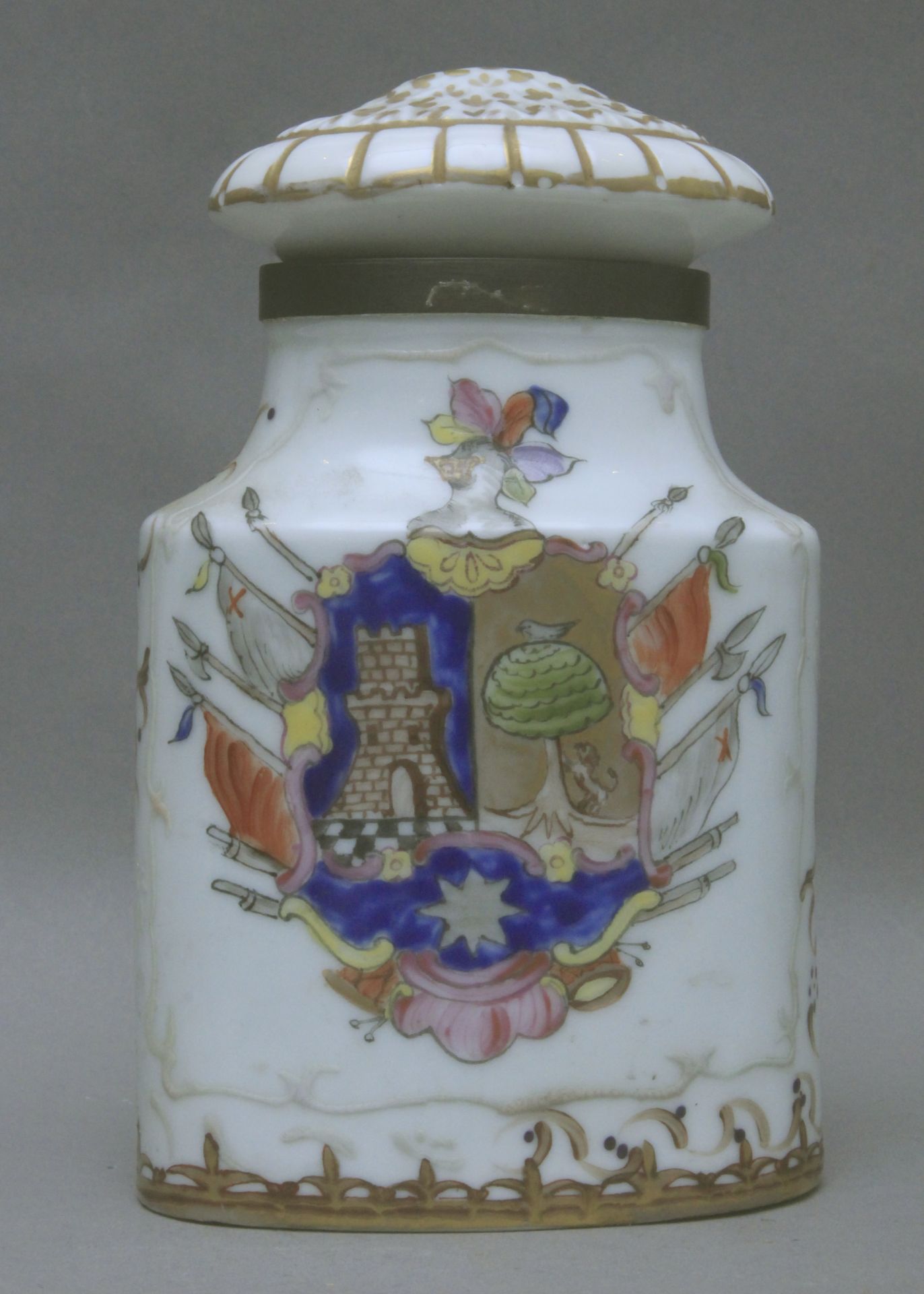 An 18th century Italian porcelain scent bottle