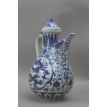 A 19th century Chinese wine pitcher from Qing dynasty