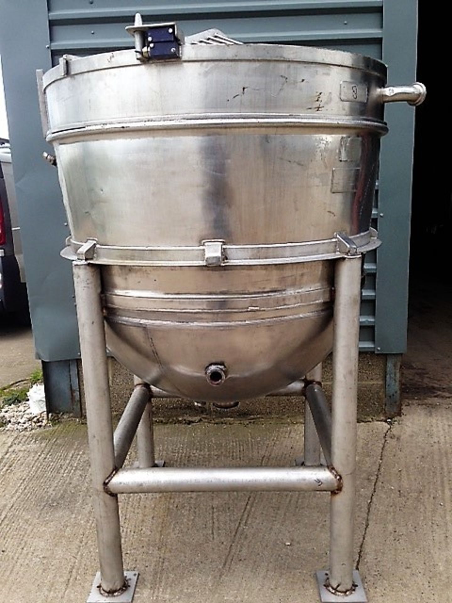 A.P.V. Overmix Scrape Wall Mixer, with stainless s - Image 2 of 3