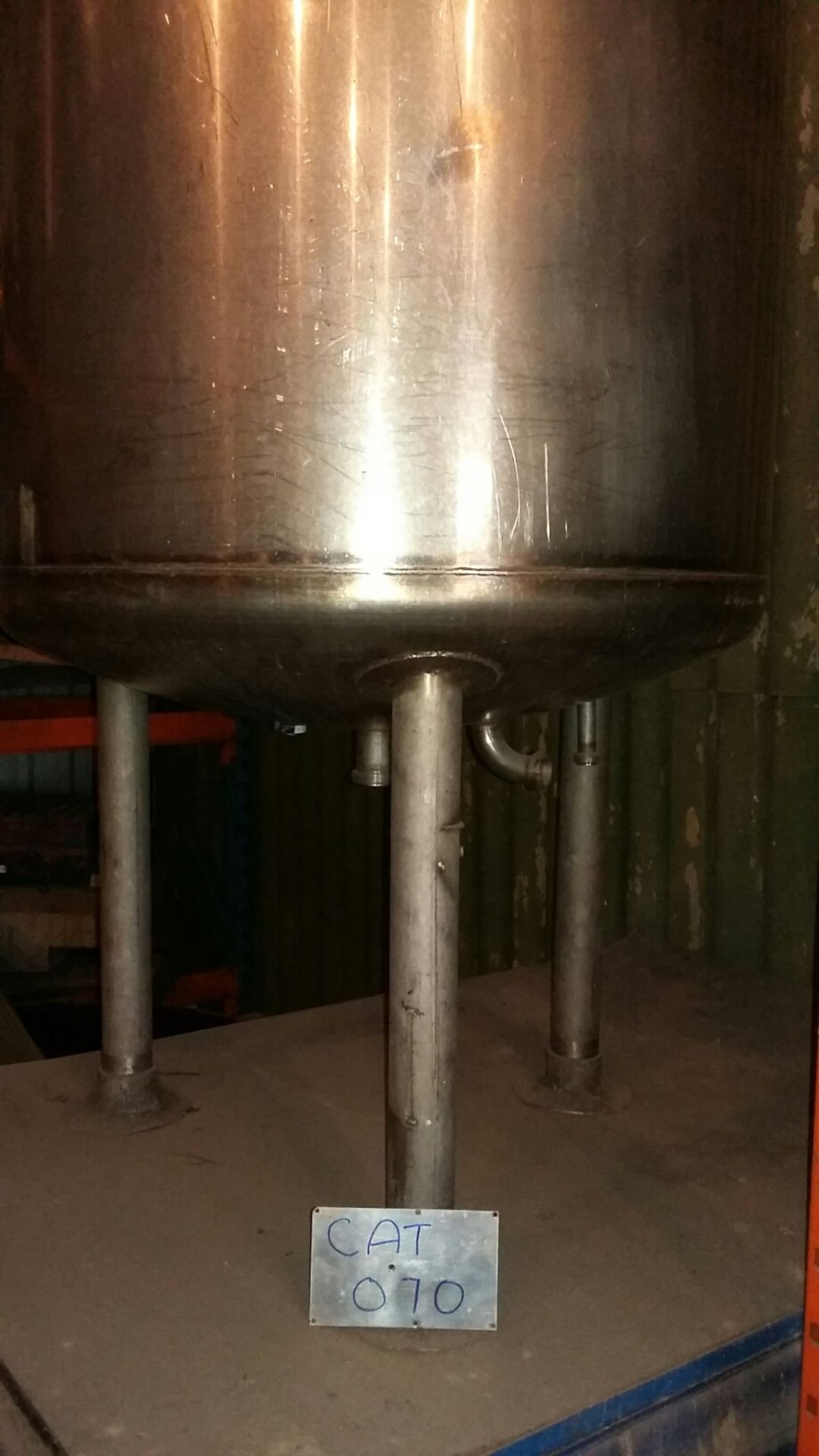 Stainless Steel Tank, with stainless steel bridge - Image 3 of 4