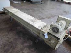 Milltech CF22 Chain & Flight Conveyor, serial no.