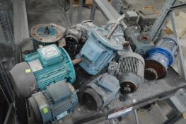 Assorted ELECTRIC MOTORS and Gear Boxes, on pallet