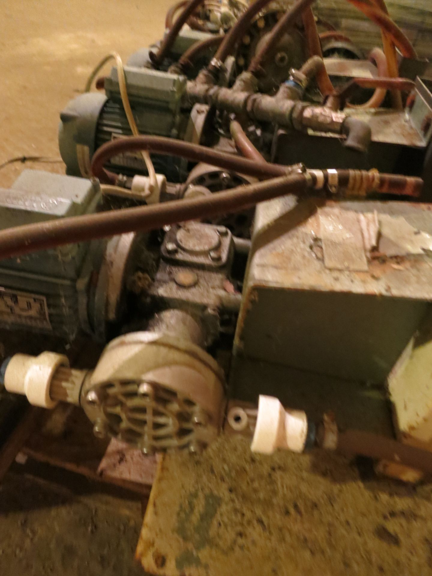 Bank of 5 No Nikkiso Diaphragm Pumps, on a single - Image 4 of 5