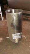 Stainless Steel Header Tank, with lid, fitted larg