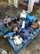 Assorted Valves, as set out on pallet loading char