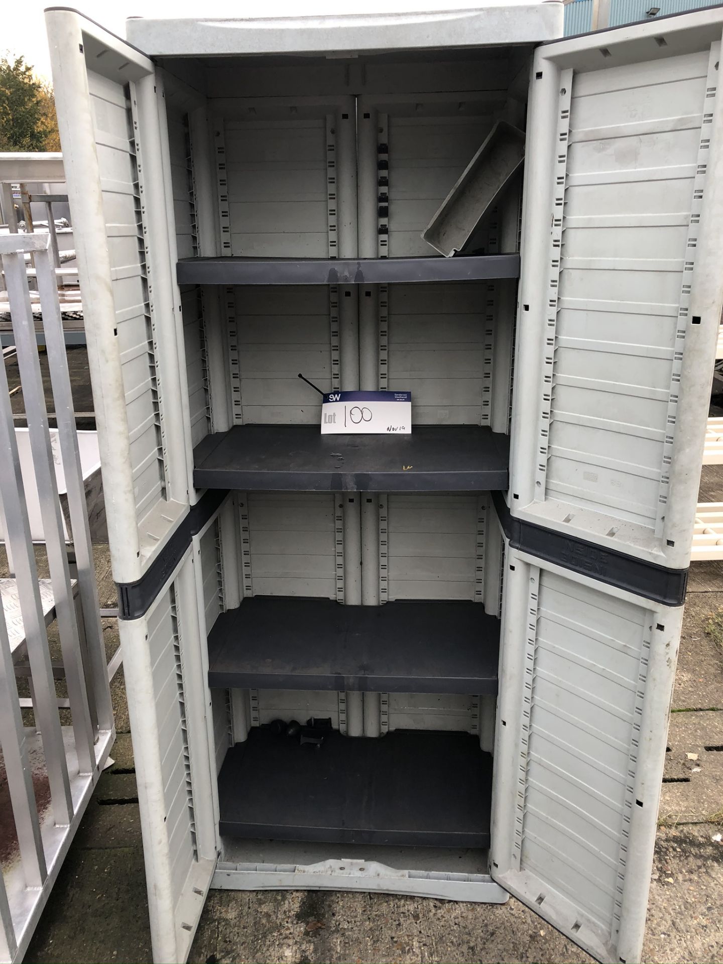 Plastic Cupboard, dimensions approx. 0.7m x 0.45m - Image 2 of 2