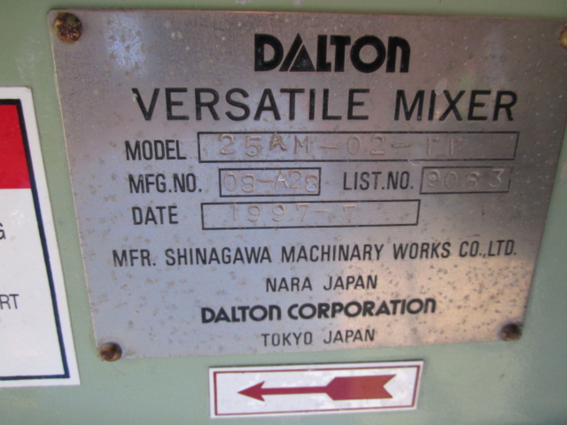 Dalton Stainless Steel 20L Twin Arm Planetary Mixe - Image 6 of 6