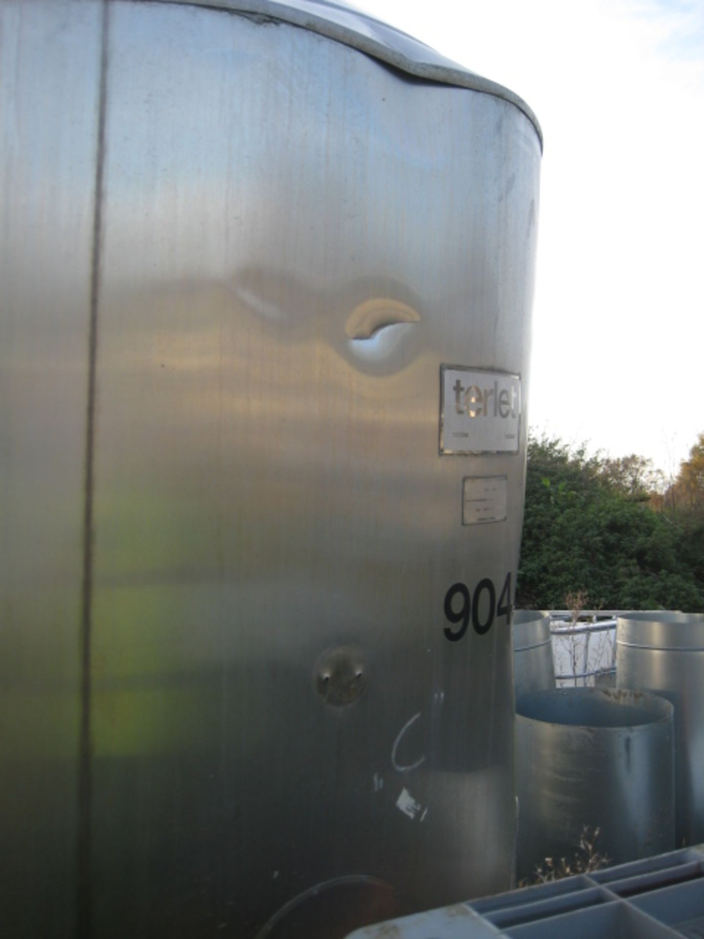 Jacketed Stainless Steel Mixing Tank, on legs with - Image 2 of 5