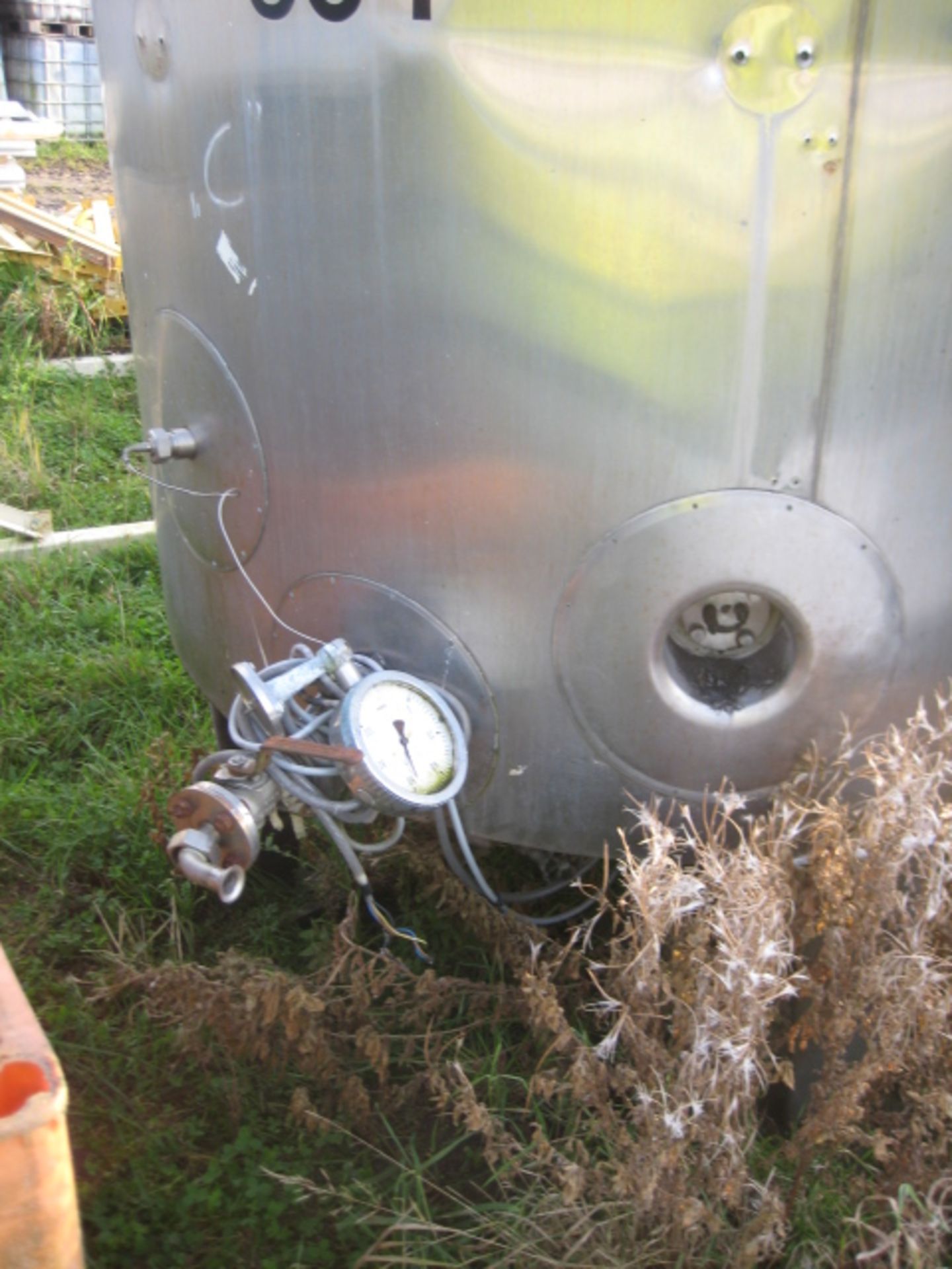 Jacketed Stainless Steel Mixing Tank, on legs with - Image 3 of 5