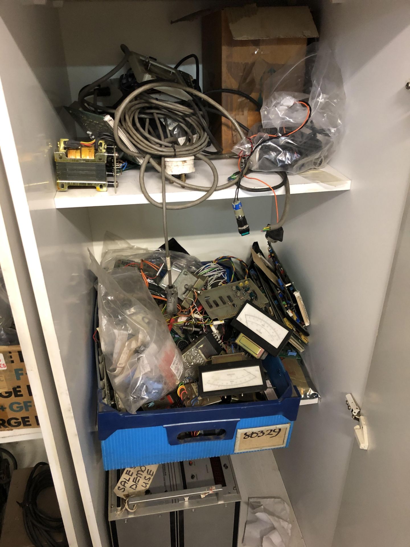 Contents of Three Storage Cabinets, comprising mainly electrical equipment - Image 8 of 9