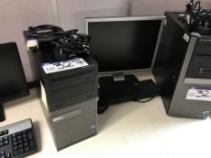 Dell Optiplex 3010 Intel Core i5 Personal Computer (hard disk removed), with flat screen monitor,