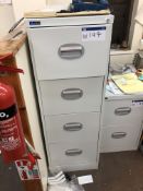 Silverline Four Drawer Steel Filing Cabinet