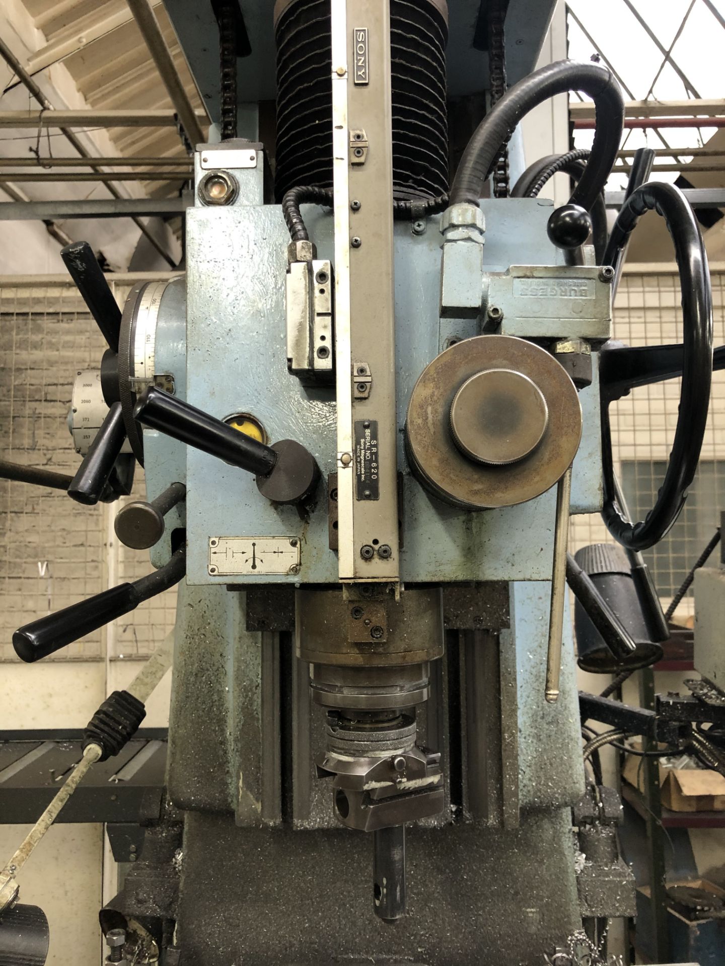 Newall VERTICAL JIG BORER, serial no. 79 JM 2030 D2NE 2037D, with machine vice - Image 5 of 8