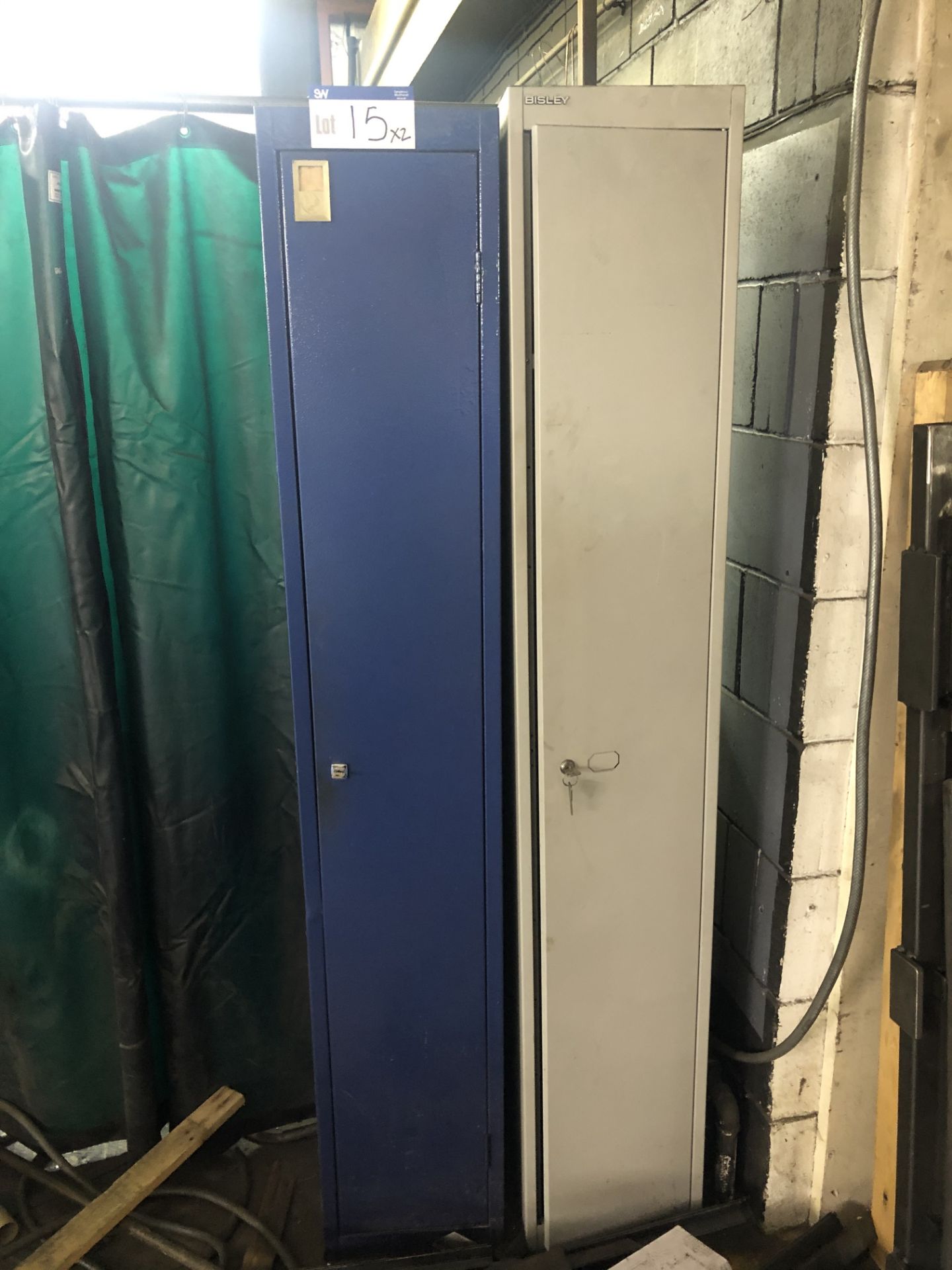 Two Single Door Personnel Lockers