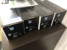 Four HP LaserJet 508a Printer Cartridges