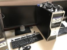 Dell Precision T3400 Intel Core 2 Personal Computer (hard disk formatted), with flat screen monitor,