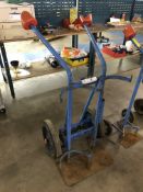 Steel Twin Bottle Trolley