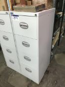 Silverline Steel Four Drawer Filing Cabinet