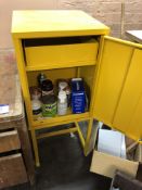 Steel Single Door Flammables Cabinet, with steel stand