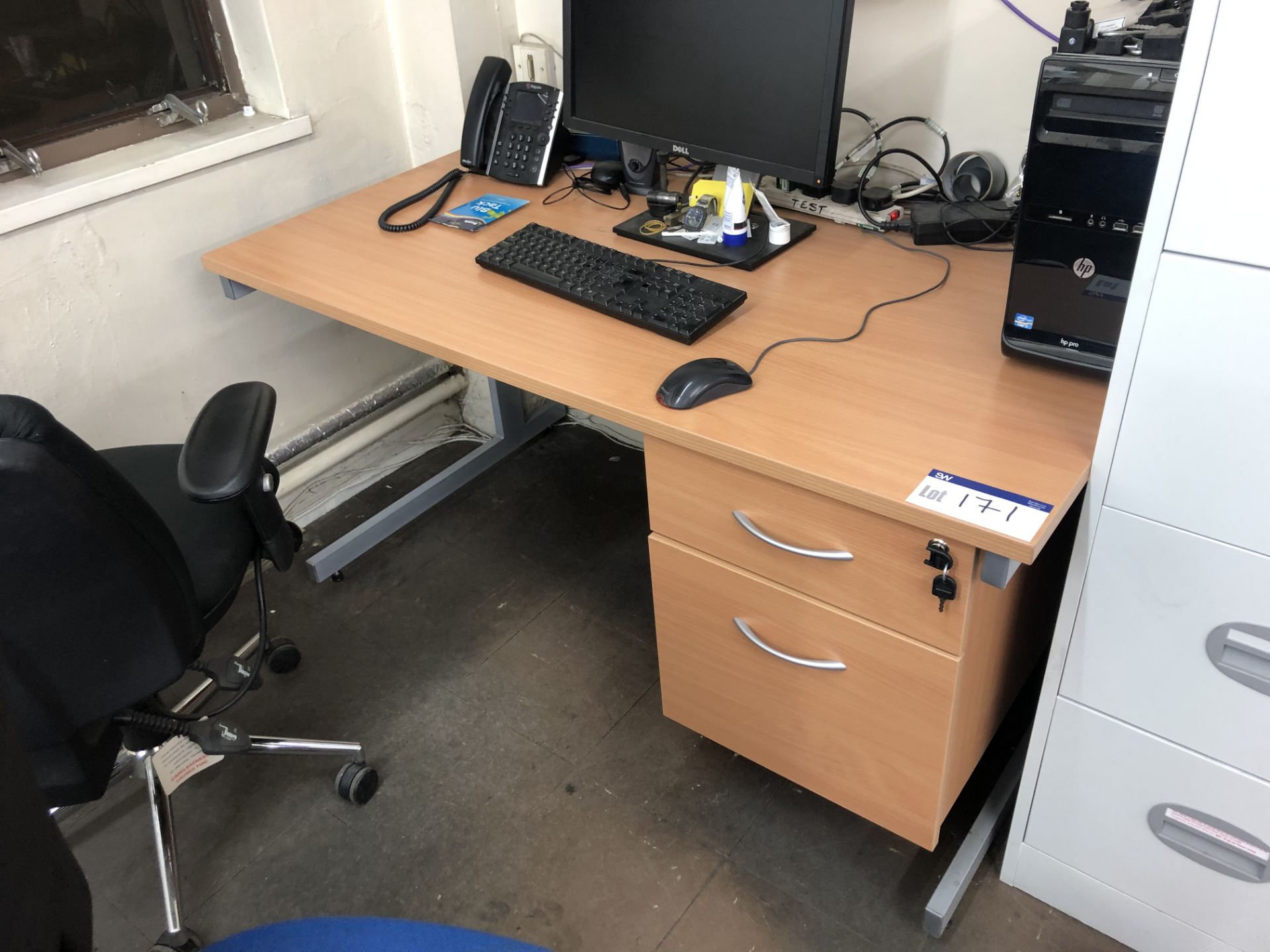 Steel Cantilever Framed Desk