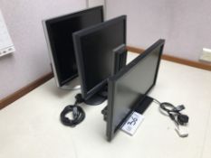 Three Flat Screen Monitors