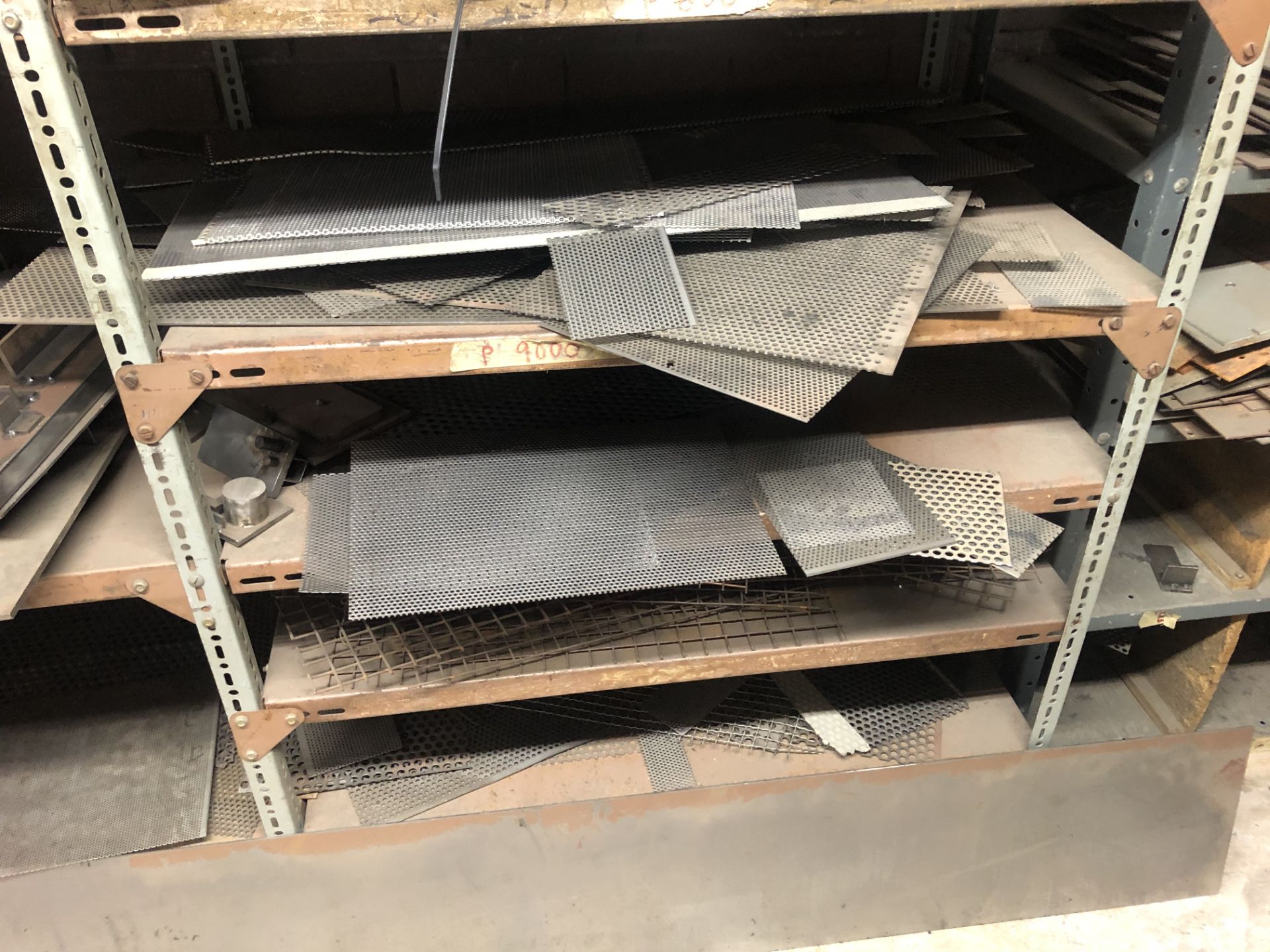 Steel Storage Racking with contents of sheet metal - Image 5 of 5