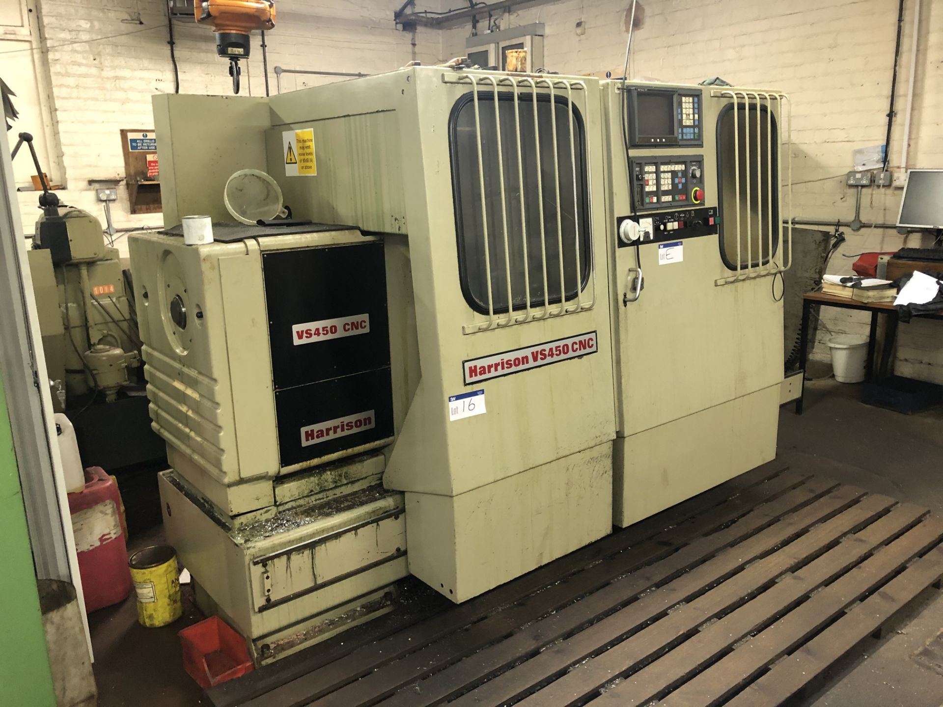 Harrison VS450CNC CNC LATHE, serial no. 407834, with tooling as fitted and control panel, (kindly - Image 2 of 9