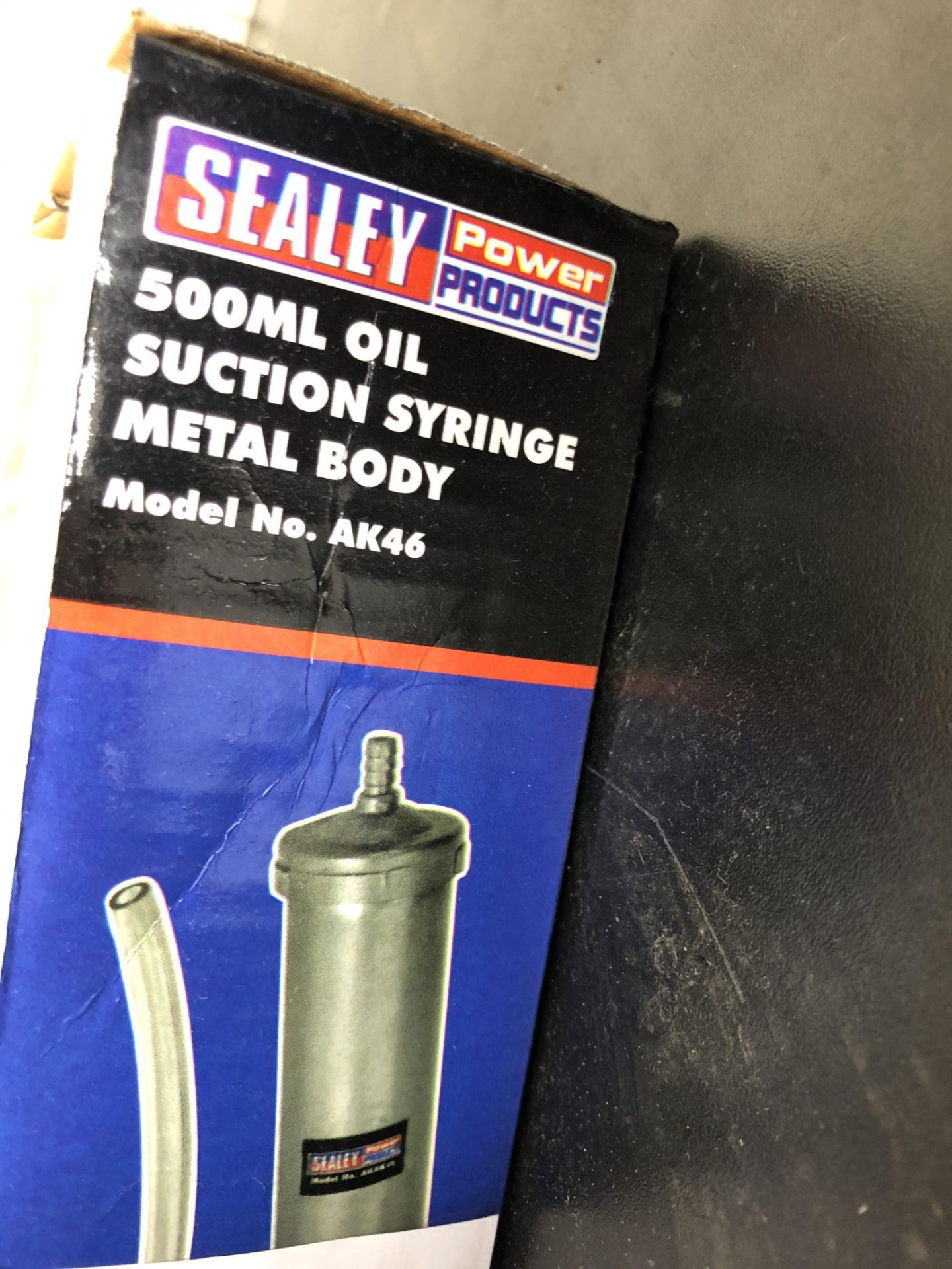 Sealey AK56 500ml Oil Suction Syringe Metal Body - Image 2 of 2