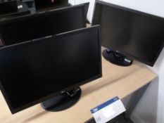 Three LG 24” Monitors