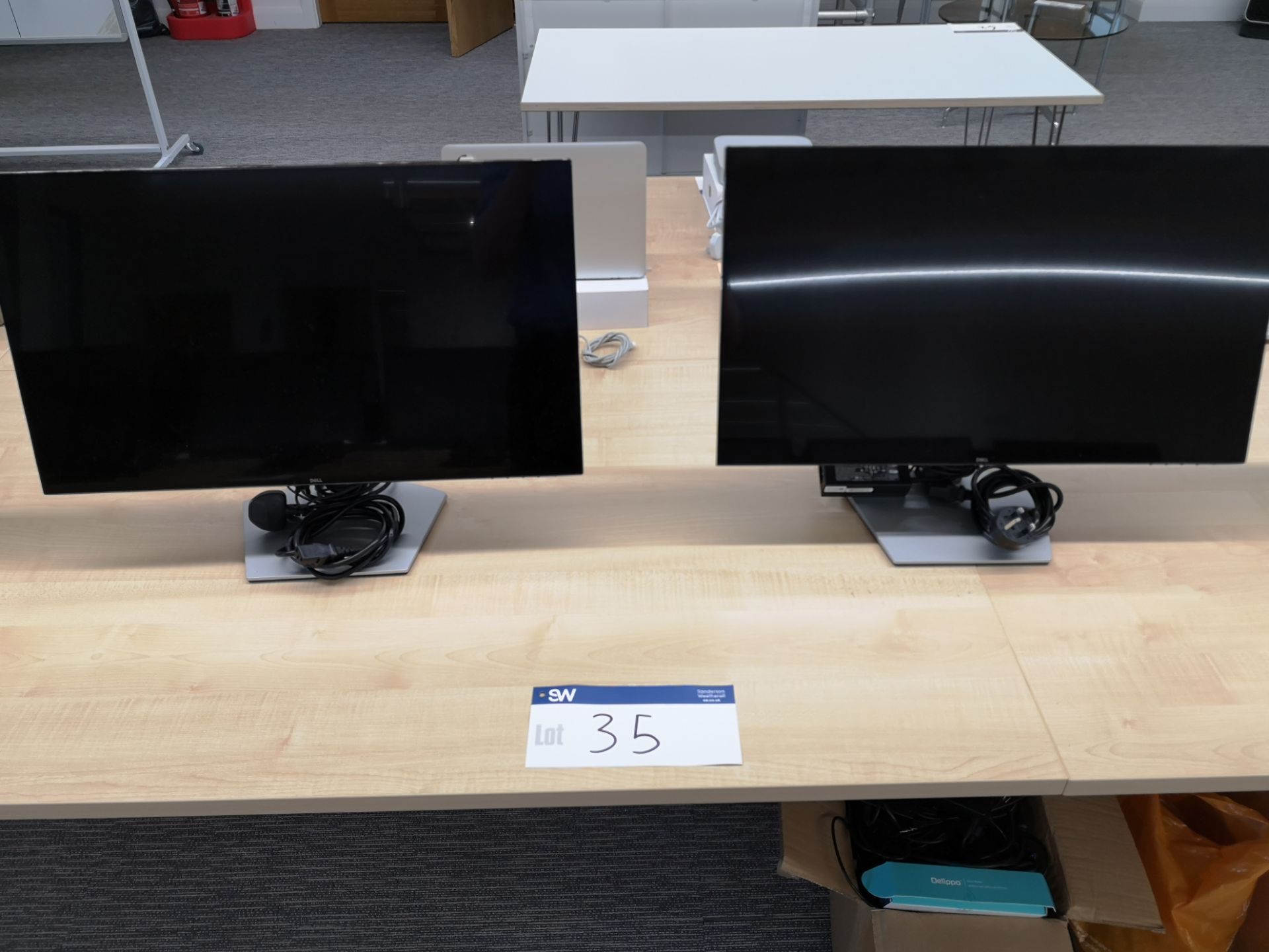 Two Dell 28” Monitors