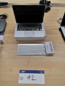 Apple MacBook Pro 13, with keyboard and mouse
