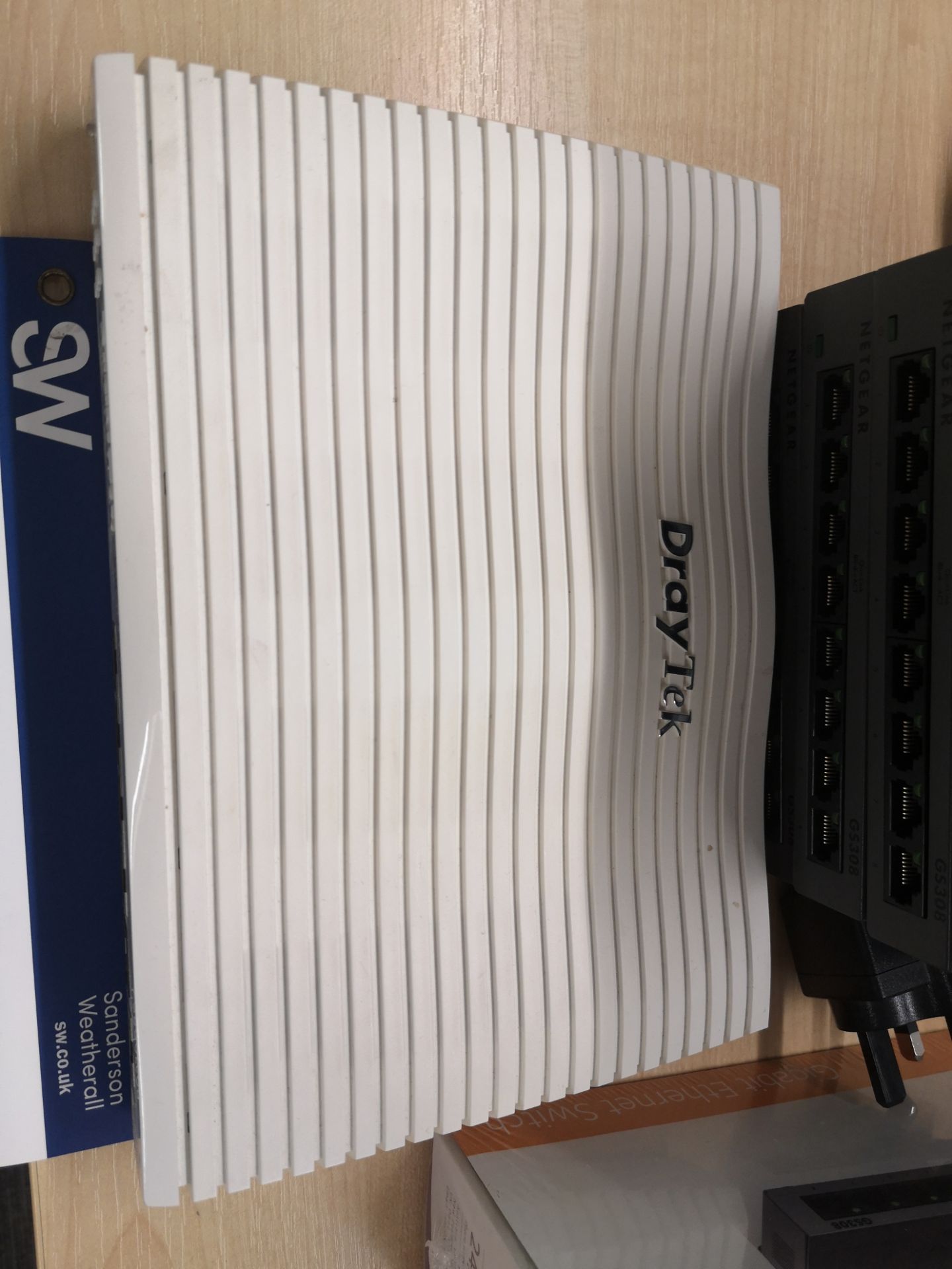 Two Various Routers, with six Netgear eight port e - Image 2 of 2