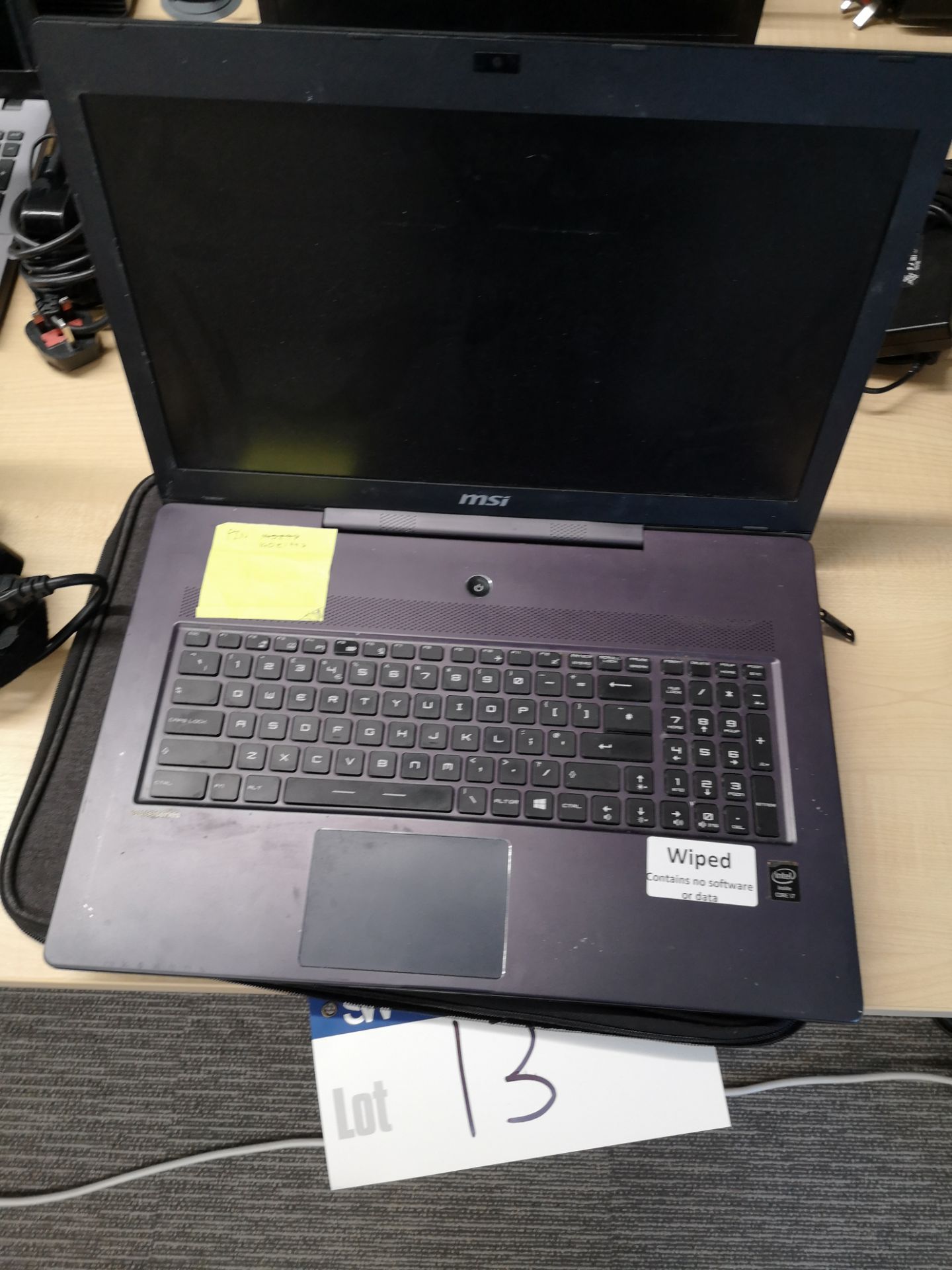 MSI Intel Core i7 Laptop